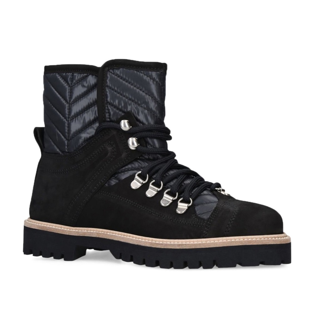 Ganni Suede Edna Hiking Boots